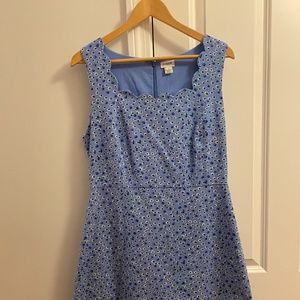 J.Crew Dress Basketweave Scalloped-Edge Women's